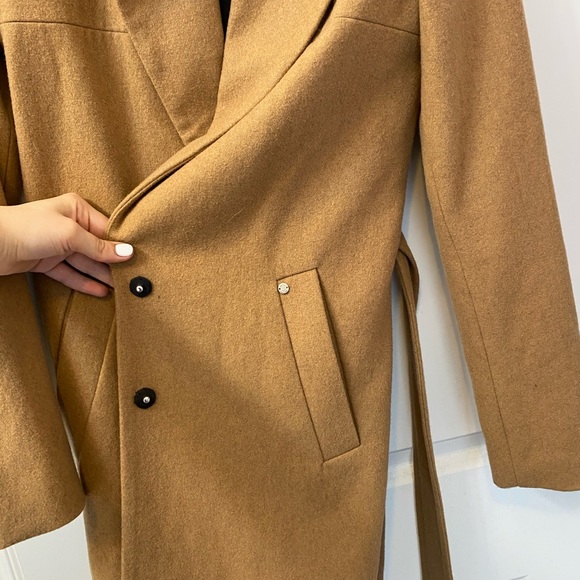 Brown Pea Coat - Above knee length - Picture 3 of 3